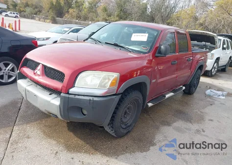 2006 Mitsubishi Raider Duro Cross V8 from USA, damaged, VIN 1Z7HT38N66S538389